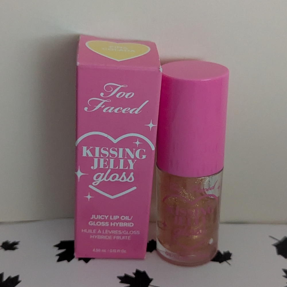 Too Faced Kissing Jelly Gloss Juicy Lip Oil/Gloss Hybrid - Pina Colada